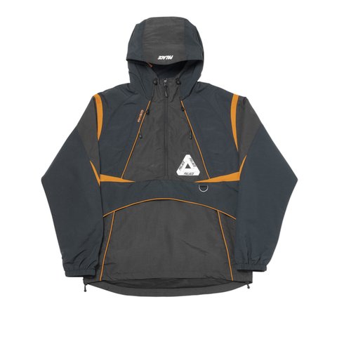 Palace P-DURA SHELL TOP BLACK / GREY / ORANGE - Colorway