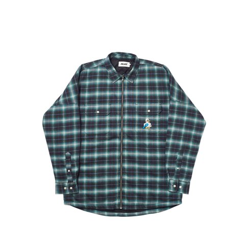 Palace QUACKED SHIRT TURQUOISE - Colorway