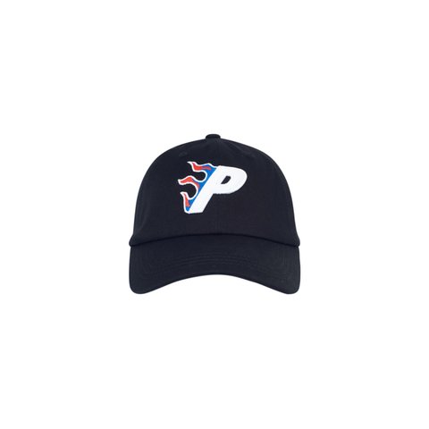 Palace FLAMING P 6-PANEL BLACK - Colorway