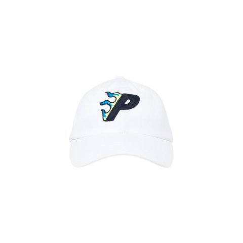 Palace FLAMING P 6-PANEL WHITE - Colorway
