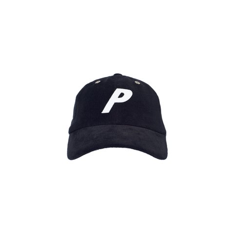 Palace P CORD 6-PANEL BLACK - Colorway