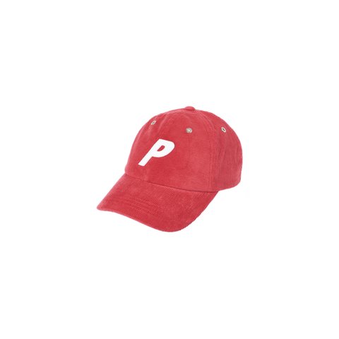 Palace P CORD 6-PANEL RED - Colorway