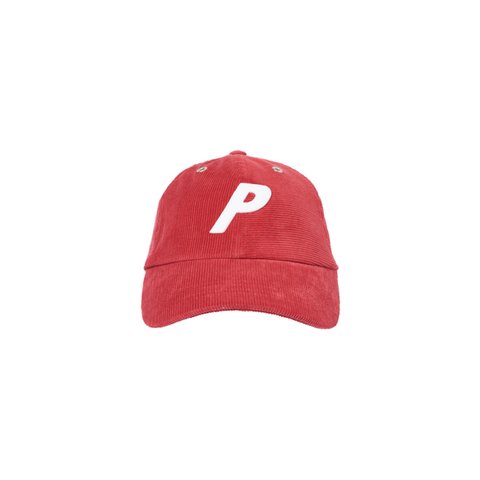 Palace P CORD 6-PANEL RED - Colorway