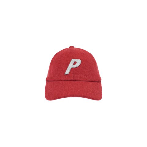 Palace P WOOL 6-PANEL BURGUNDY - Colorway