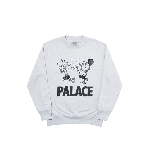 Palace KO CREW GREY MARL - Colorway