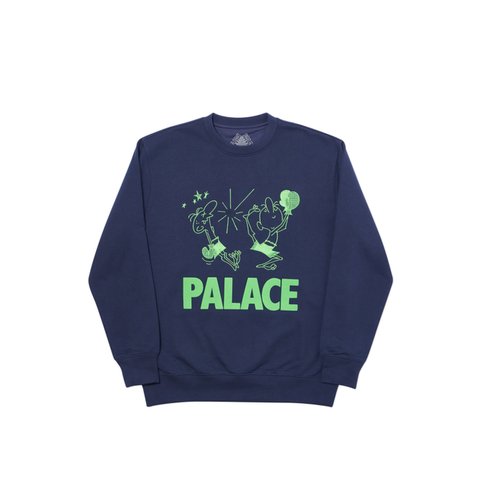 Palace KO CREW NAVY - Colorway