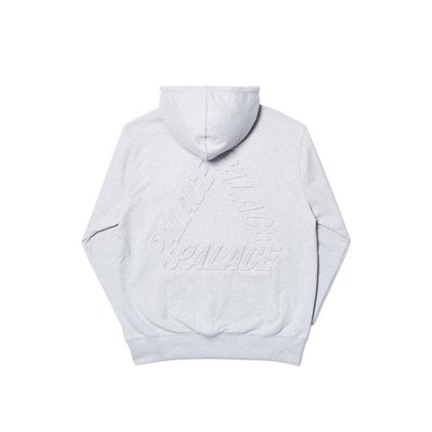 Palace DE BOSS P3 HOOD GREY MARL