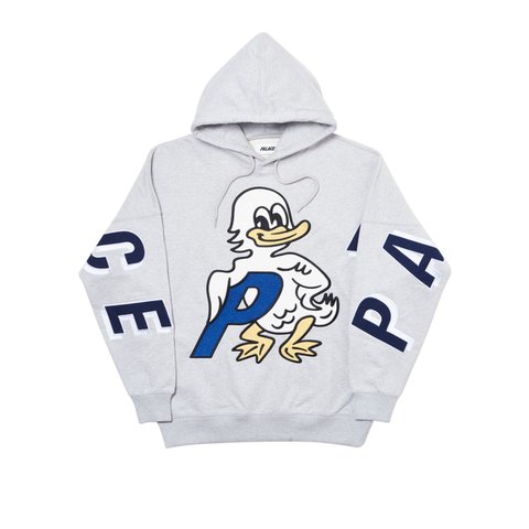 Palace DUCK OUT HOOD GREY MARL - Colorway