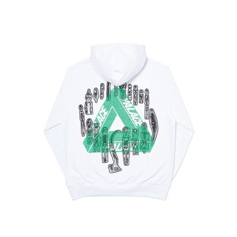 Palace JHEEZE HOOD WHITE