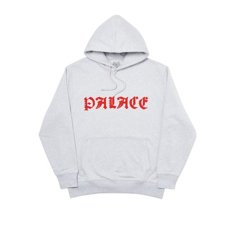 Palace MOON TREE HOOD GREY MARL - Colorway
