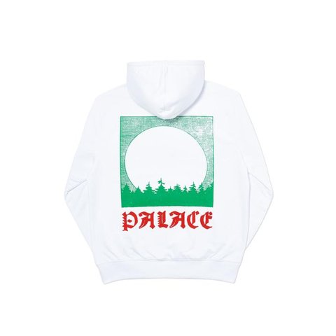 Palace MOON TREE HOOD WHITE