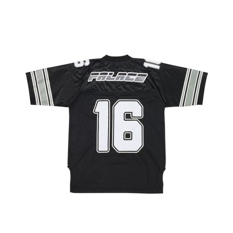 Palace FLAMING P AMERICAN FOOTBALL JERSEY BLACK