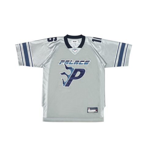 Palace FLAMING P AMERICAN FOOTBALL JERSEY GREY - Colorway