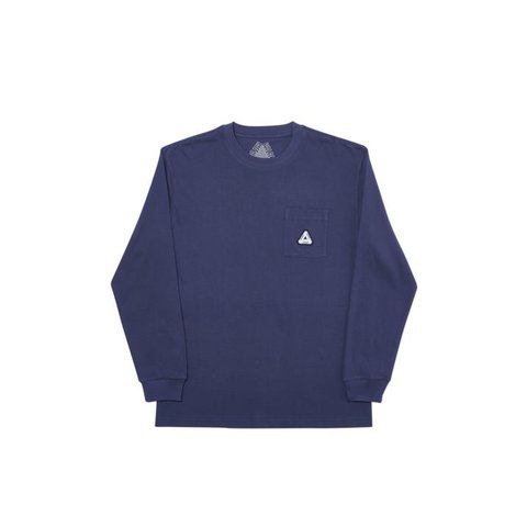 Palace SOFAR POCKET LONGSLEEVE NAVY