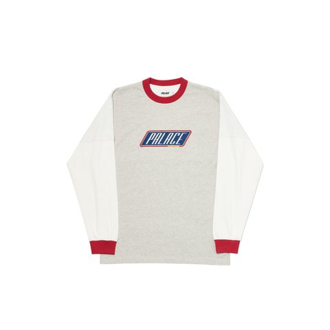 Palace EMO BREDDA LONGSLEEVE GREY MARL - Colorway