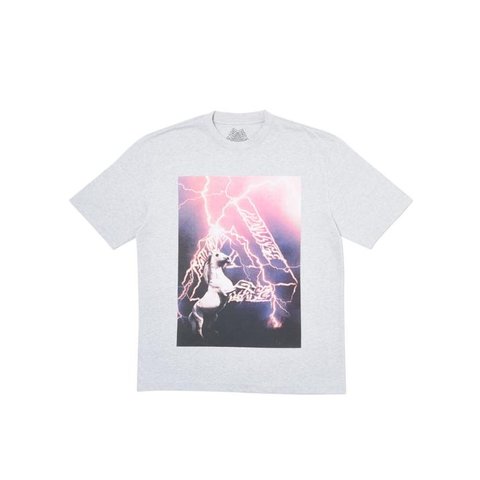 Palace CORN T-SHIRT GREY MARL