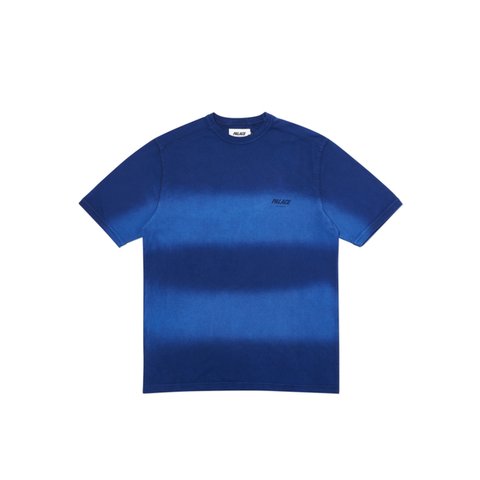 Palace FADER DIP DYE T-SHIRT BLUE - Colorway