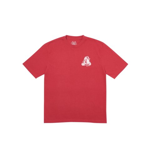 Palace U FIGURE T-SHIRT DARK RED - Colorway