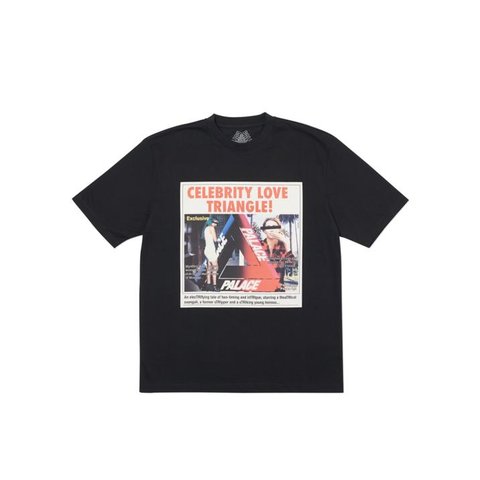 Palace LOVE TRIANGLE T-SHIRT BLACK