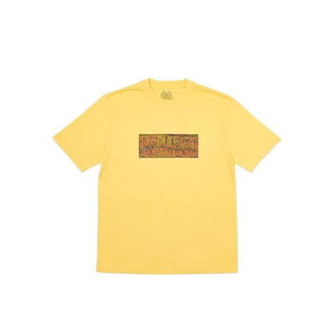 Palace SUPER PALACE T-SHIRT YELLOW