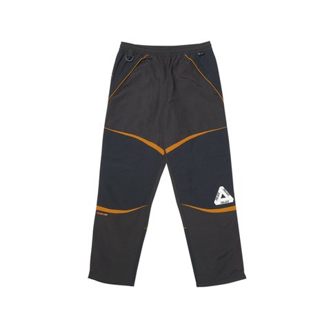 Palace P-DURA SHELL BOTTOMS BLACK / GREY / ORANGE - Colorway