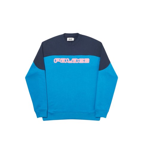 Palace STRANGE BUT SOME PEOPLE MIGHT LIKE IT CREW BLUE - Colorway