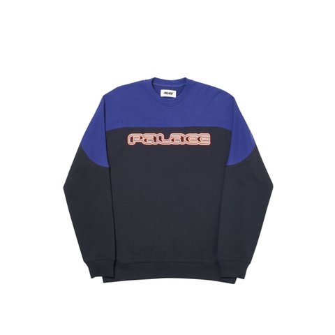 Palace STRANGE BUT SOME PEOPLE MIGHT LIKE IT CREW DARK GREY - Colorway