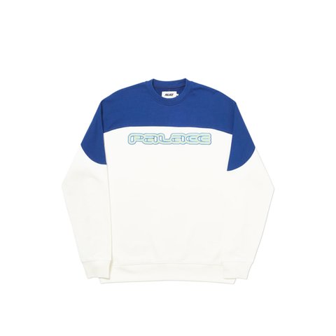 Palace STRANGE BUT SOME PEOPLE MIGHT LIKE IT CREW WHITE - Colorway