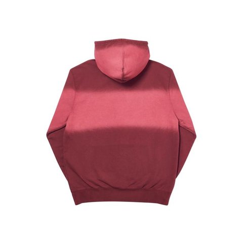 Palace FADER DIP DYE HOOD RED