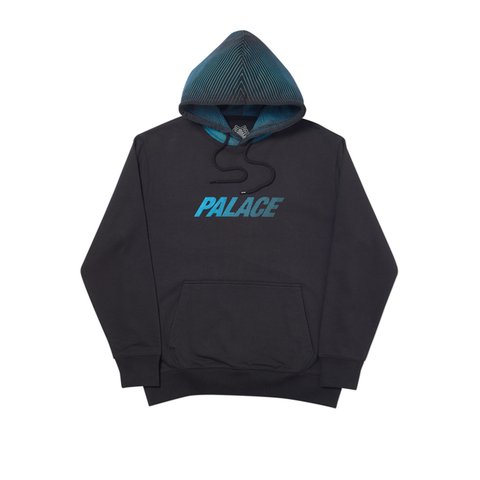 Palace LASER LINES HOOD BLACK - Colorway