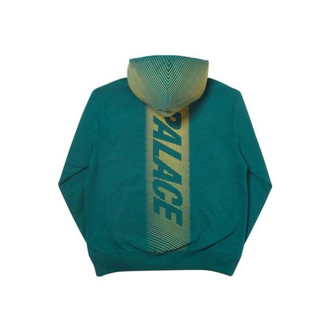 Palace LASER LINES HOOD DARK GREEN