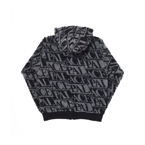 Palace J-ARD FLEECE JACKET BLACK / GREY - Colorway