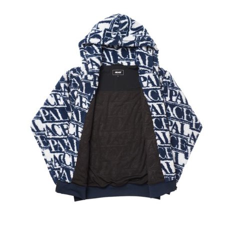 Palace J-ARD FLEECE JACKET NAVY / WHITE