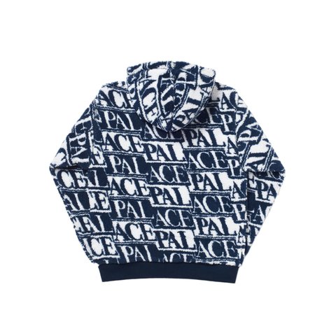 Palace J-ARD FLEECE JACKET NAVY / WHITE - Colorway