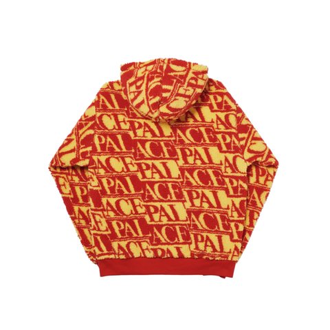 Palace J-ARD FLEECE JACKET RED / YELLOW - Colorway