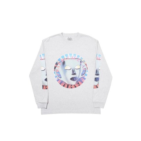 Palace FLAT STANCEY LONGSLEEVE GREY MARL