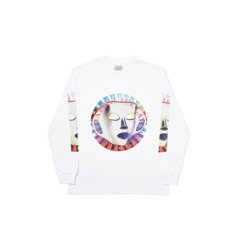Palace FLAT STANCEY LONGSLEEVE WHITE