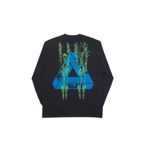 Palace PAIR OF HIPPYS LONGSLEEVE BLACK