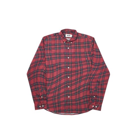 Palace LUMBER WAVED SHIRT RED - Colorway