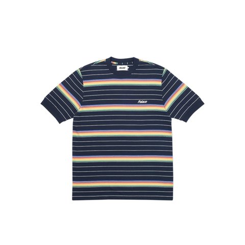 Palace MERSHY-PEA STRIPEY T-SHIRT NAVY - Colorway