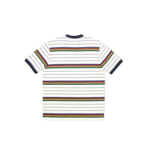 Palace MERSHY-PEA STRIPEY T-SHIRT WHITE