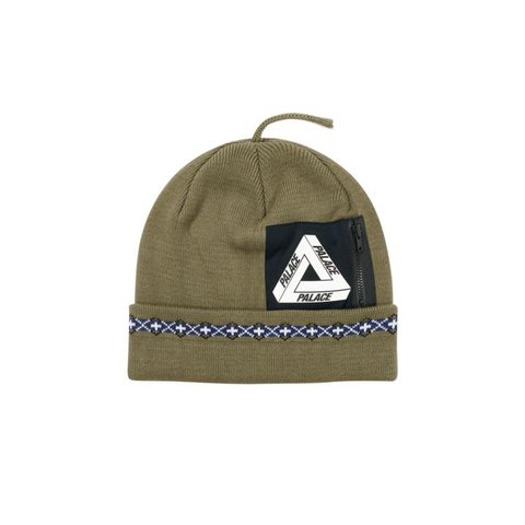 Palace POCKET BEANIE OLIVE