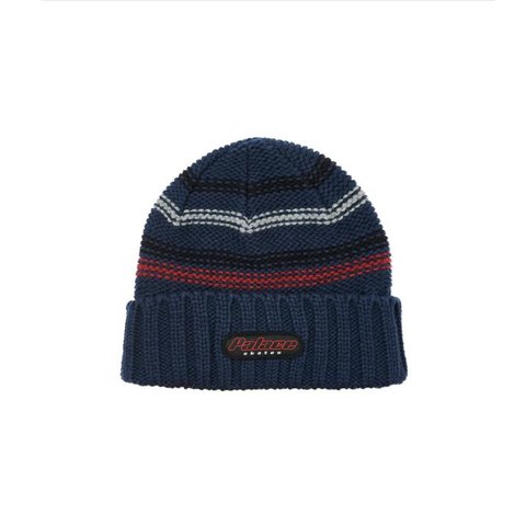 Palace STRIPE RIB BEANIE NAVY
