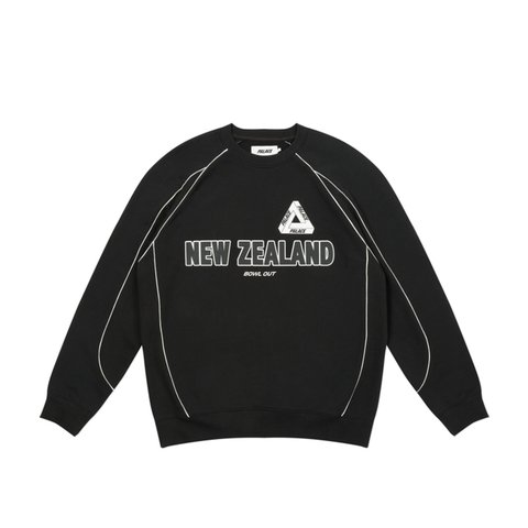 Palace BOWL OUT CREW BLACK - Colorway