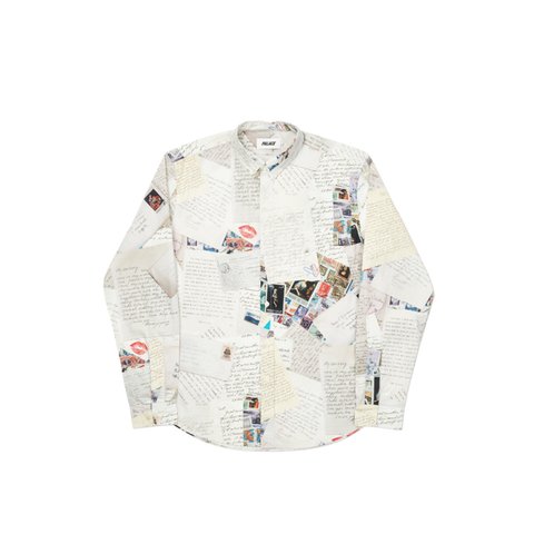 Palace LOVE LETTER SHIRT WHITE - Colorway