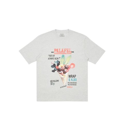 Palace PALAFEL T-SHIRT GREY MARL