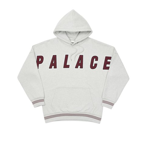Palace FULL FRONTAL HOOD GREY MARL - Colorway