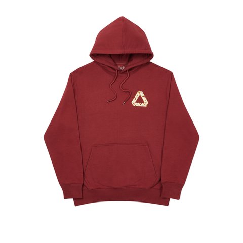 Palace P3 TEAM HOOD BURGUNDY - Colorway