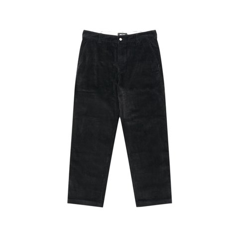 CORD PLAIN PANT BLACK
