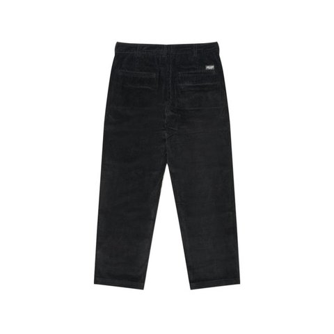 CORD PLAIN PANT BLACK